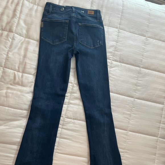 Paige Lou Lou Transcend Vintage Flare Jeans - Picture 11 of 16
